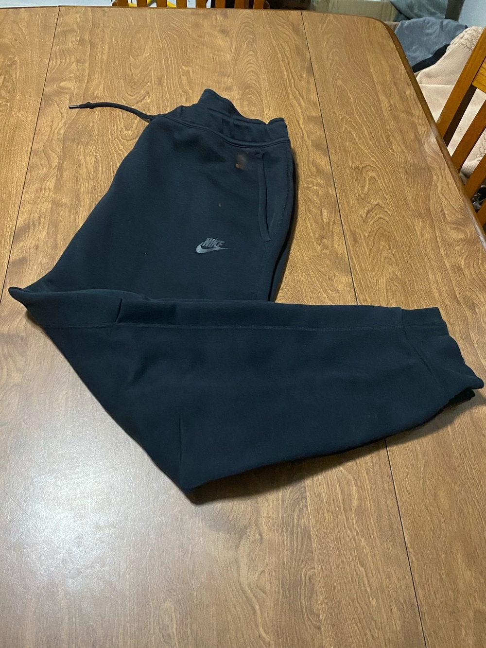 Nike Tech Black Logo Jogger Sweatpants